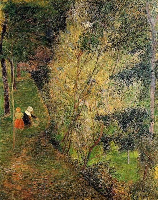 �߸� Gauguin - Pont-Aven Woman And Child