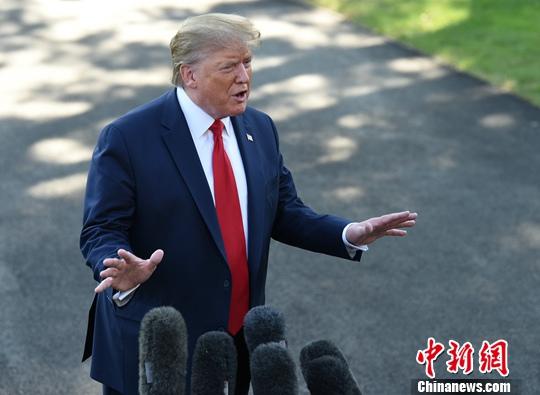 资料图:美国总统特朗普。<a target='_blank' href='http://www.chinanews.com/'>中新社</a>记者 陈孟统 摄 点击进入下一页