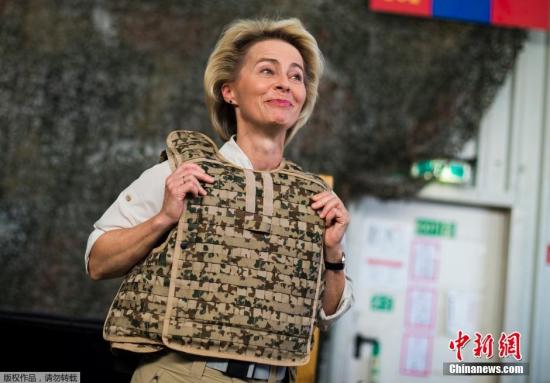 资料图片:冯德莱恩。 资料图片:冯德莱恩。